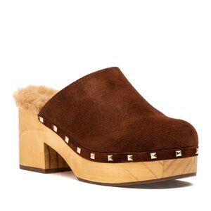 Steve Madden fur lined clog